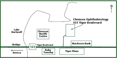 Clemson Ophthalmology Map