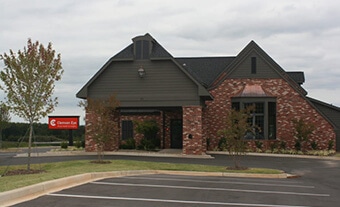Outside the Easley Clinic