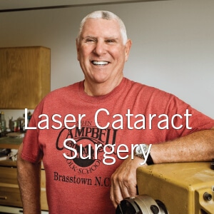 Man smiling after Laser Cataract Surgery